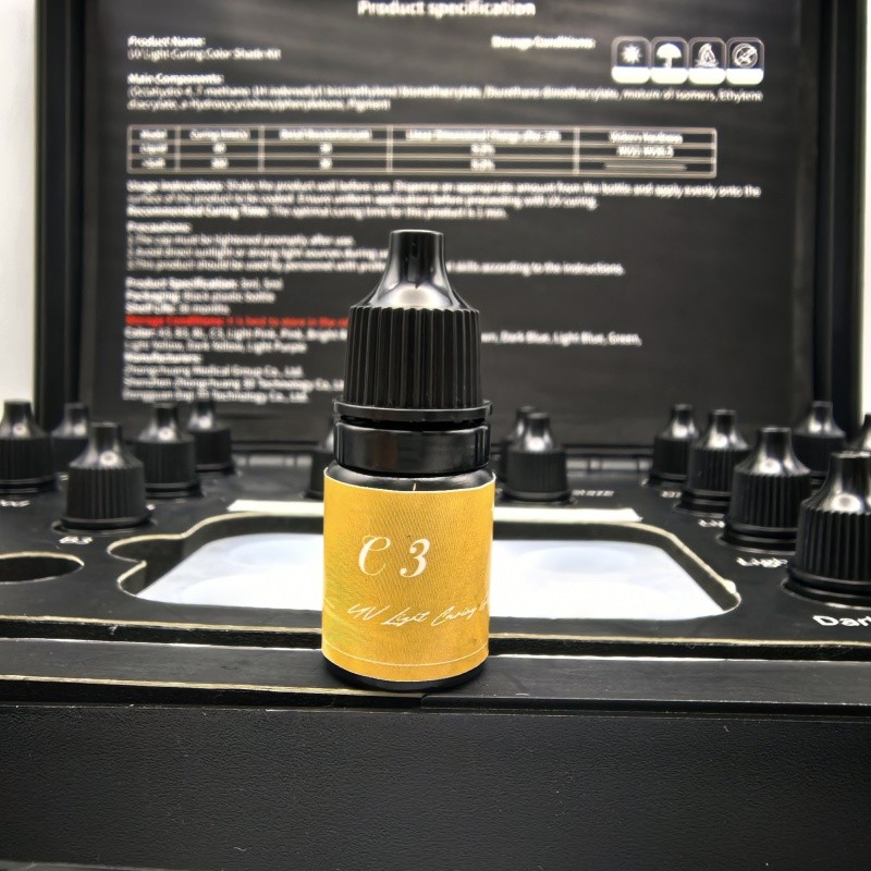 Professional Grade Stain And Glaze UV-curable dental glaze for 3D printed denture