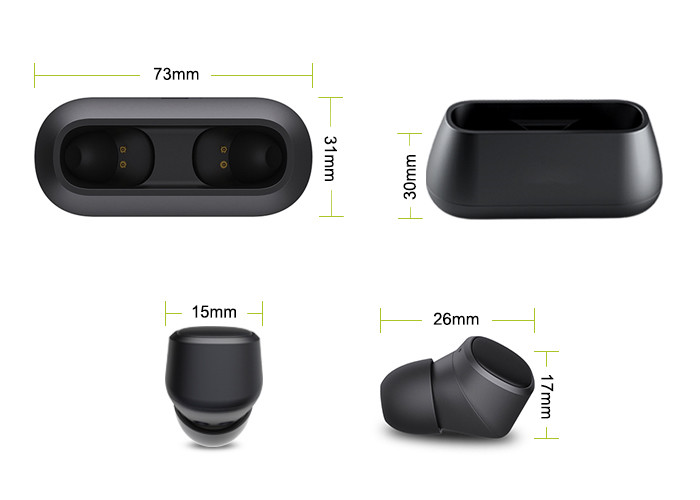 Mini Size Real Wireless Deep Bass Sound Ture Wireless In Ear Stereo Earbuds
