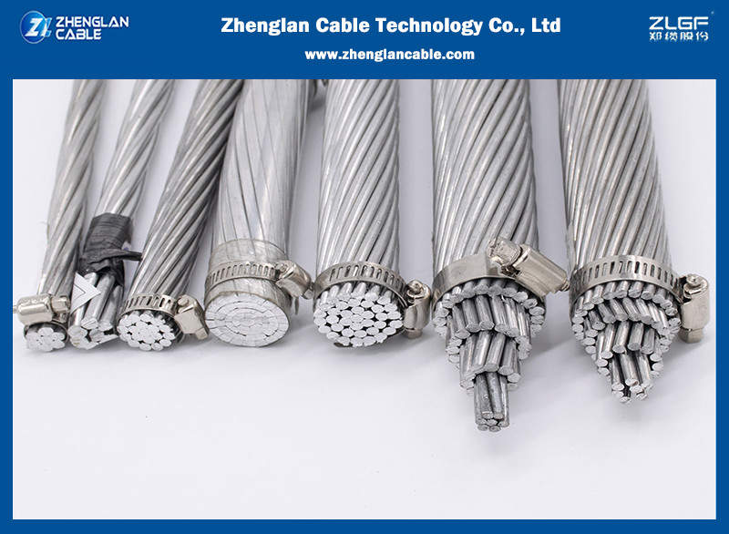 Bare Conductor ACSR Aluminium Power Cable 1192.5 MCM Bunting Transmission Line ASTM B232