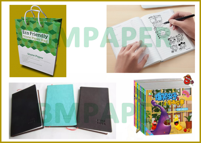 120gsm 240gsm Environmental Stone Paper Diary Notebook Natural White A3