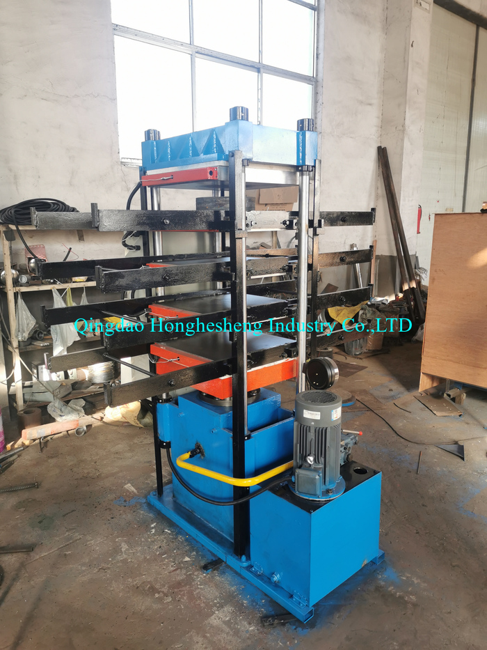 50t CE/ISO rubber tile paver making machine/rubber floor vulcanizing press machine