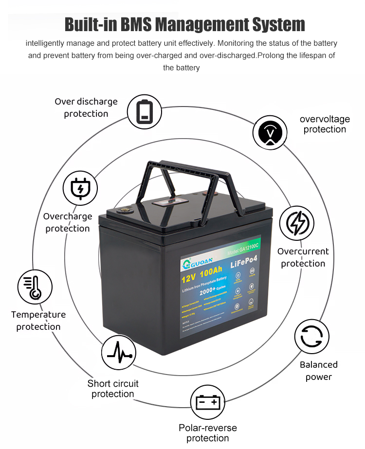 Portable Battery Lithium LifePO4 Lead Acid Battery Replacement