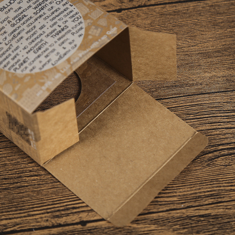 Recyclable Coffee Cup Packaging Box Single Pack With Custom Color