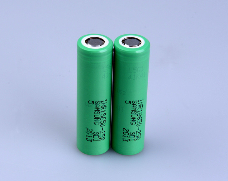 Ultra High Power Brand INR18650-25R Li-ion Battery Cells 3.6V 2500mAh for Art-Tech、Eletric Torch、Electric Razor