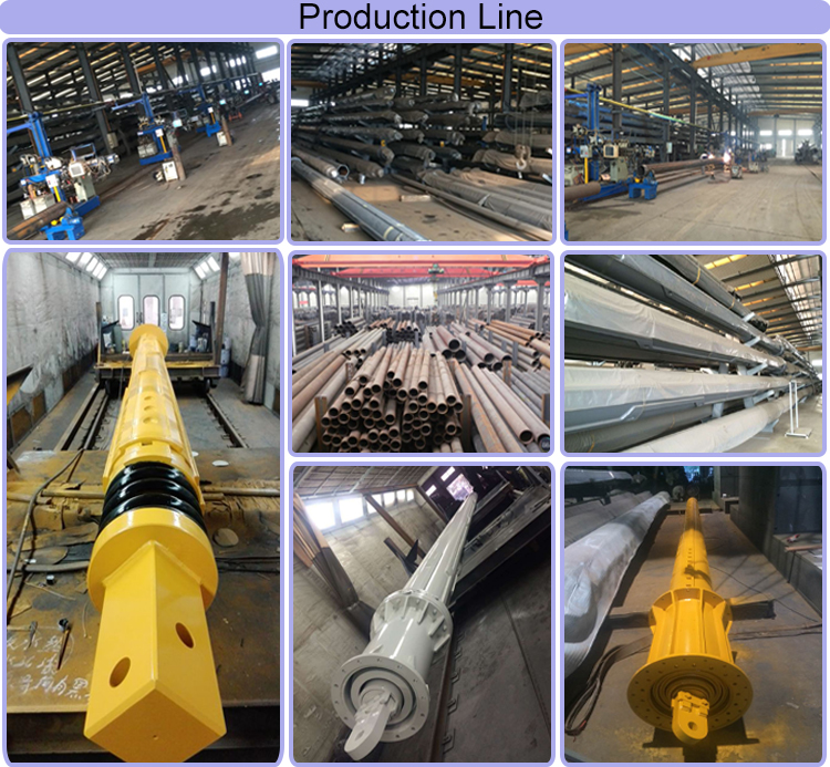 Telescopic 64m Depth Kelly Bar Drilling Equipment For Rotary Piling Solutions