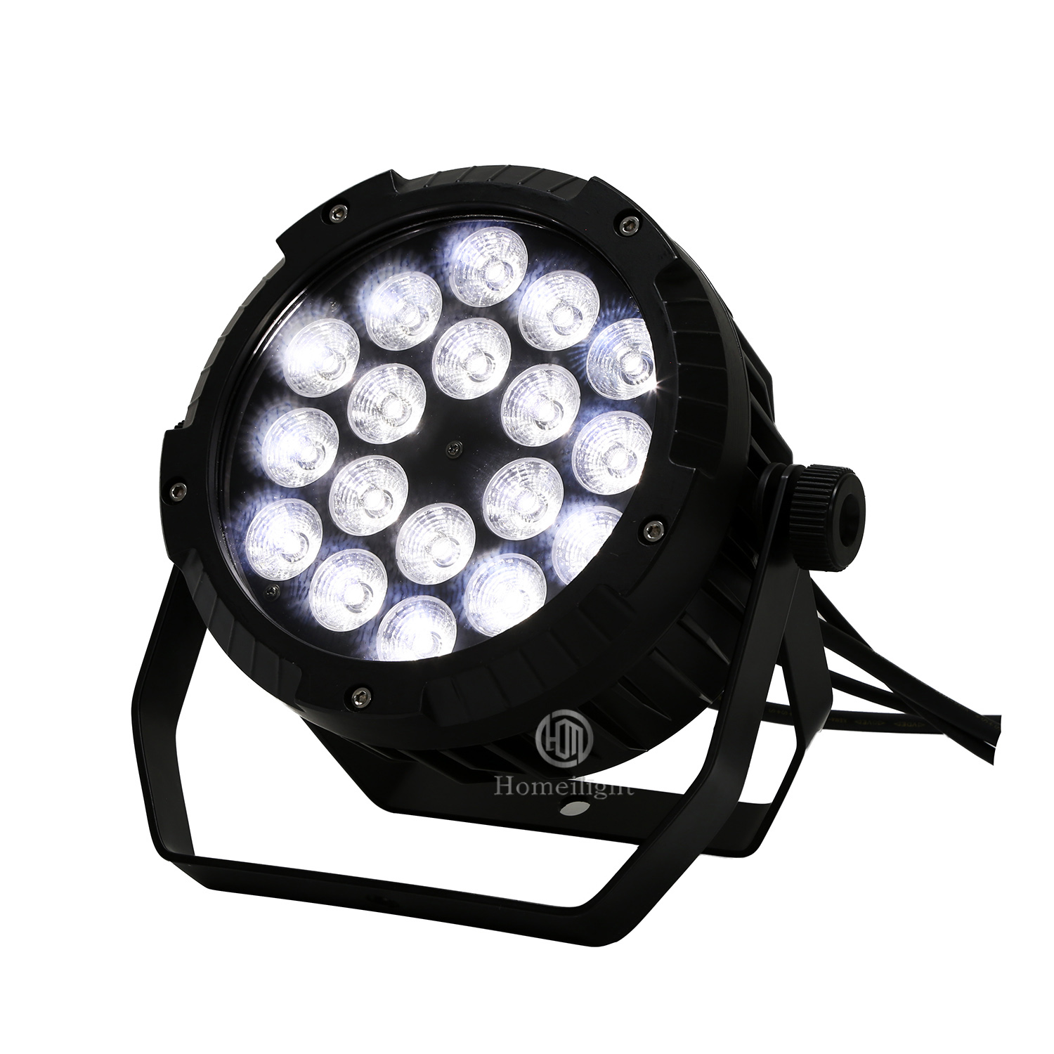 New waterproof 18*18W DMX control IP65 waterproof park uplight outdoor wedding LED par can light