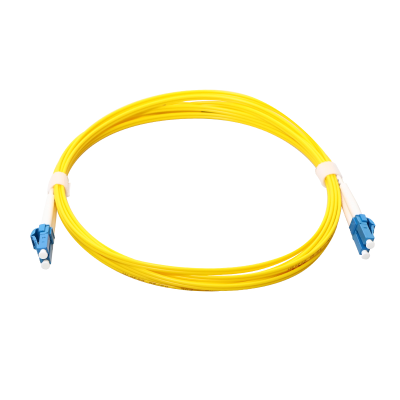 3m Outdoor LC LC Fiber Patch Cord Yellow Color For CATV LAN MAN