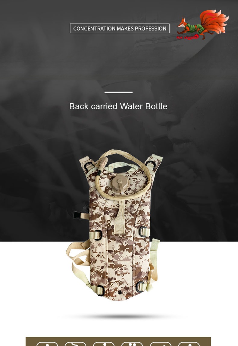 Smart Interior Zipper Pocket Mountaineering Water Bag Backpack for Unisex Outdoor