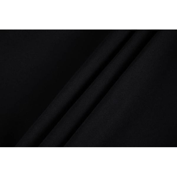 Men's Black Full-Zip Hoodie with Contrast Plaid Lining and Medium-Weight Fleece for Regular Fit