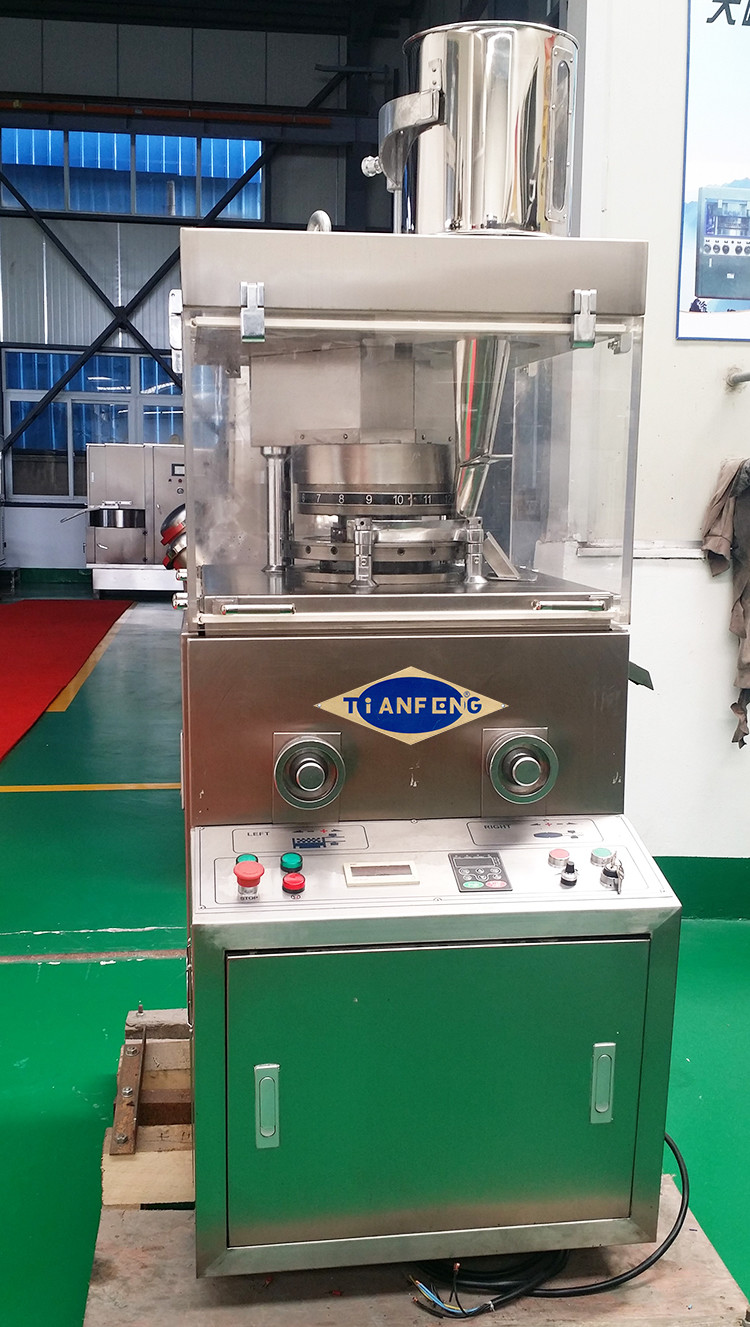 ZPW15D ZPW17D ZPW19D 60KN Single Rotary Tablet Compression Machine