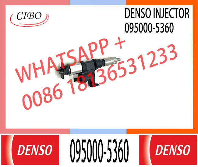 Diesel common rail injector 095000 5360 0950005360 095000-5360 for 6HK1 T6500 T7500 T8500 diesel injector