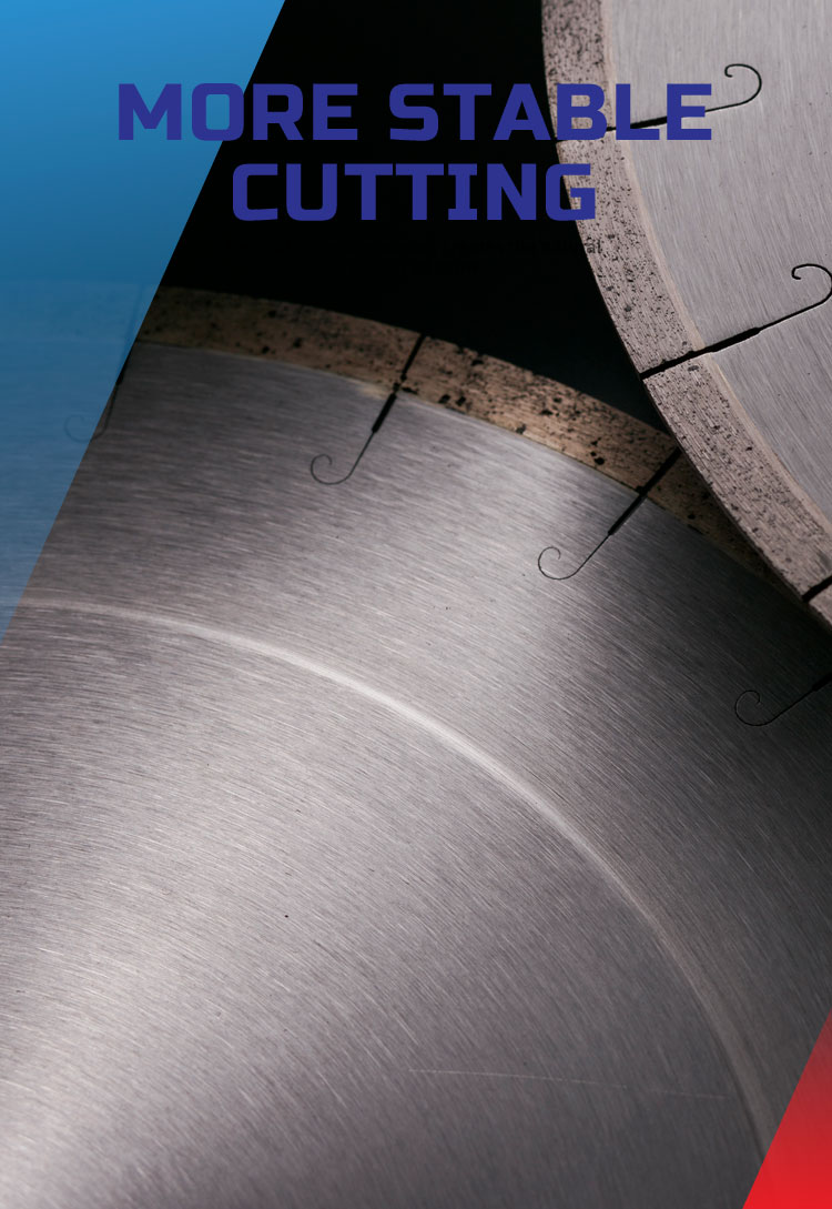 Cutting Result 1/8IN 350MM 450MM 500MM Diamond Horizontal Saw Blade for Marble