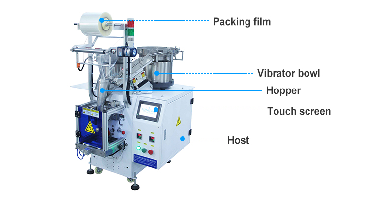 High Quality Professional Supplier Nail Screw Bolt Counting And Packing Machine
