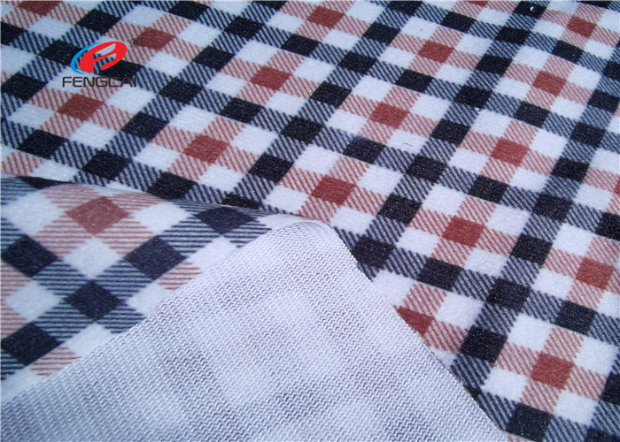 150gsm Print Super Soft 100% Polyester Faux Lint Tricot Fabric For Pajamas