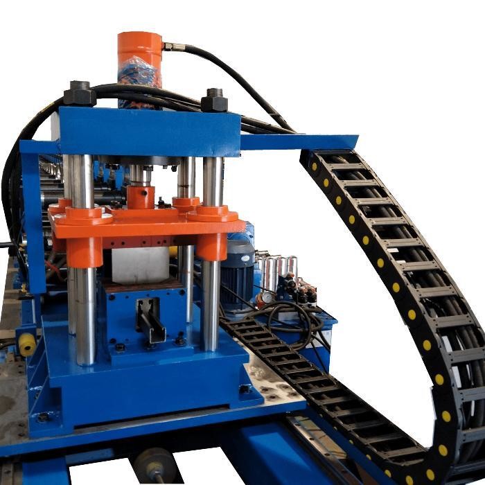 16 Station 7.5KW Solar Strut Channel Roll Forming Machine With PLC Control System