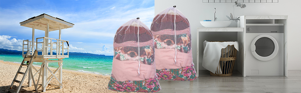 mesh laundry bag