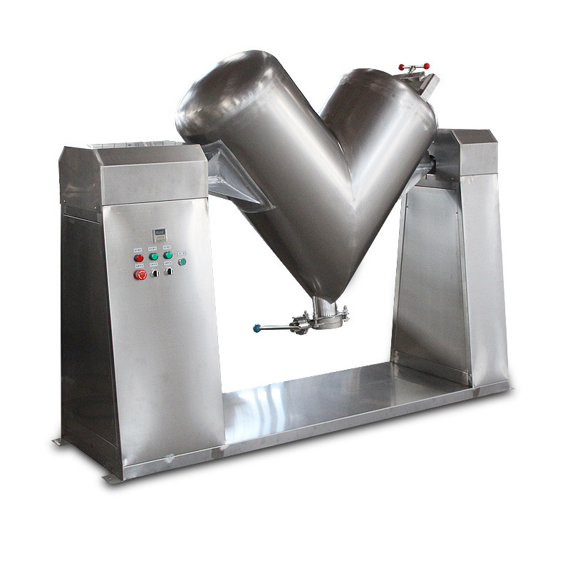 CE SUS304 V Type Powder Mixing Machine Mirror Polished Detergent Powder Mixer