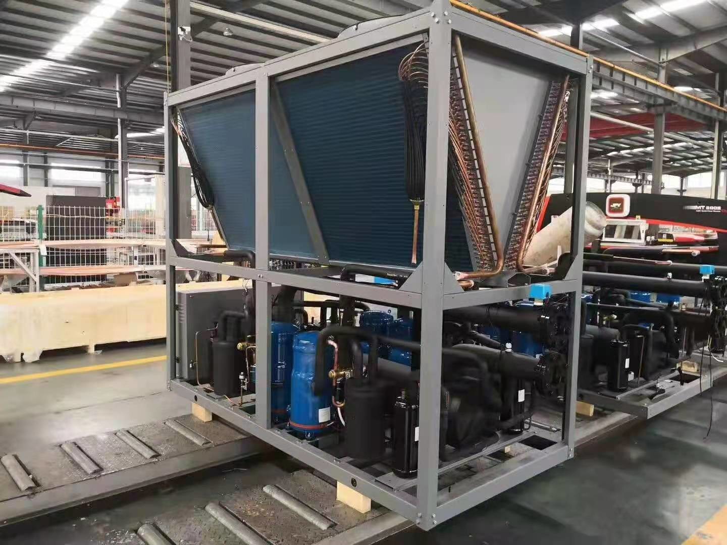 500 ton Commercial Modular Water Carrier Air Cooled Screw Chiller Heat Pump For Heating Cooling System