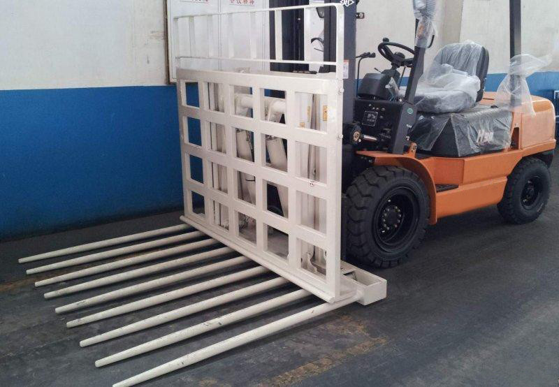 Reel Box Carton Clamps Forklift Attachments With Bag Load Push