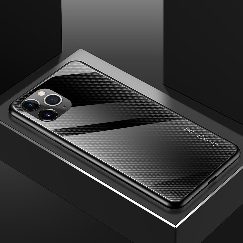 TPU+Glass with glossy suface for iphone 11, 2019 iphone 11 Pro, Max