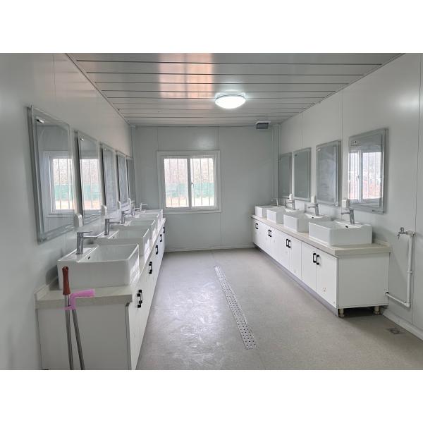 Portable Room Outdoor Function Multiple Sizes Prefabricated Flat Pack Container House With Restroom For Outdoor Getaways