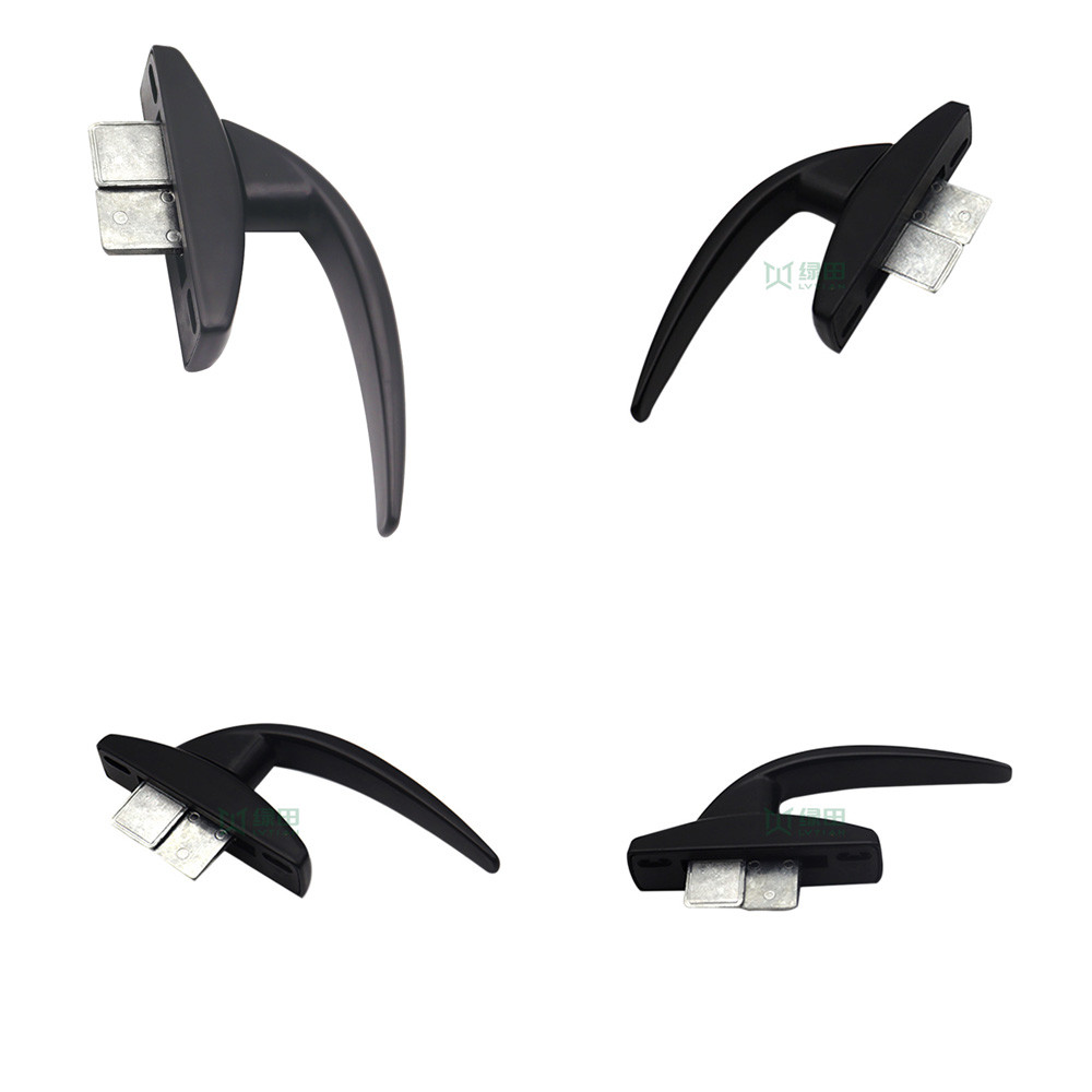Inward opener zinc alloy multi point fork handle for aluminum door and window