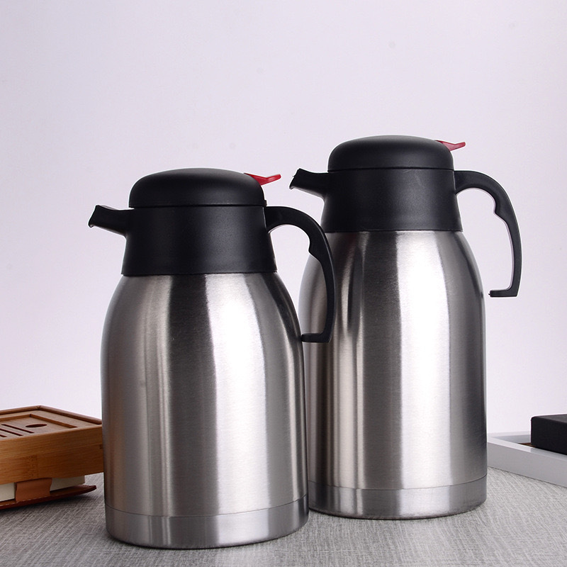 Stainless Vacuum Water Bottle Compact Whistling Tea Coffee Kettle with Classic Design