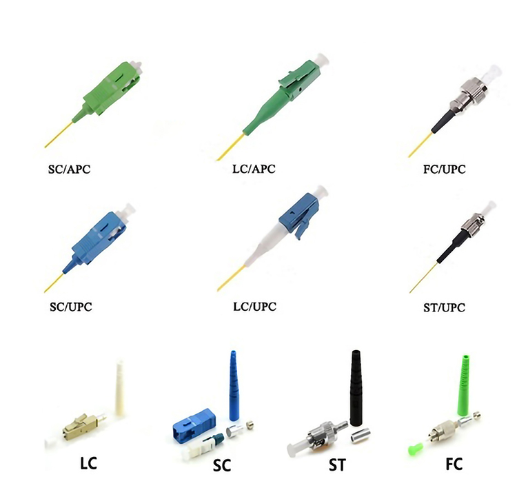 FTTH Duplex FC APC to FC UPC SM Fiber Optic Patch Cord for and 1000 Connection Times