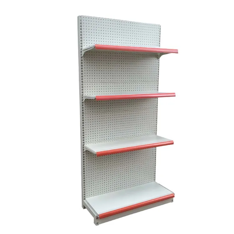 Factory Customized Color Size Logo white wall shelves gandola shelves light duty pharmacy medical store shelf