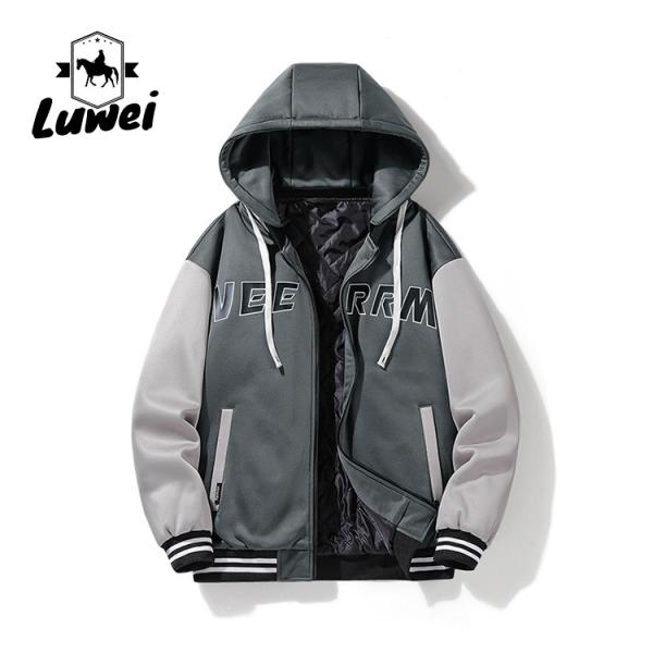Fashion Hip Hop Streetwear Outdoor Embroidery Utility Motorcycle College Hooded