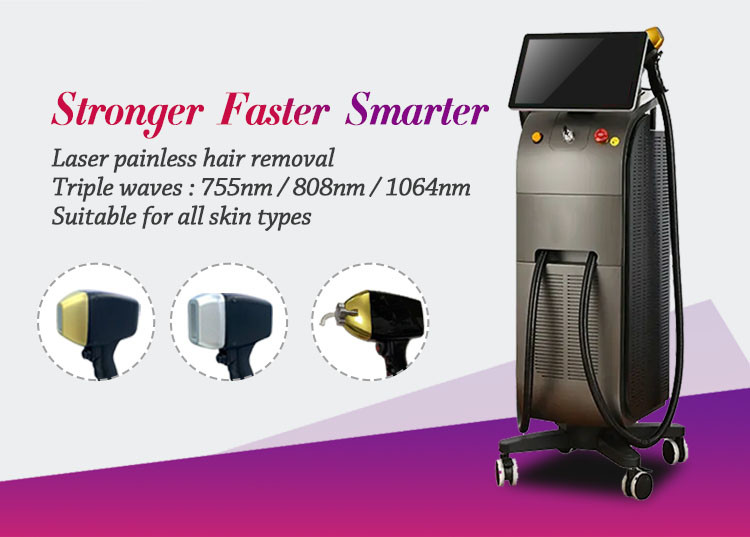 1-10Hz Repetition Rate And 2000W-4000W Max Output Power Diode Depilation Laser Device