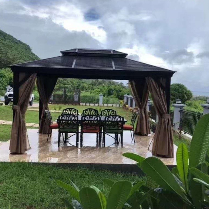 Metal-Topped Gazebo Your Ultimate Outdoor Shelter Solution with Gazebo en metal