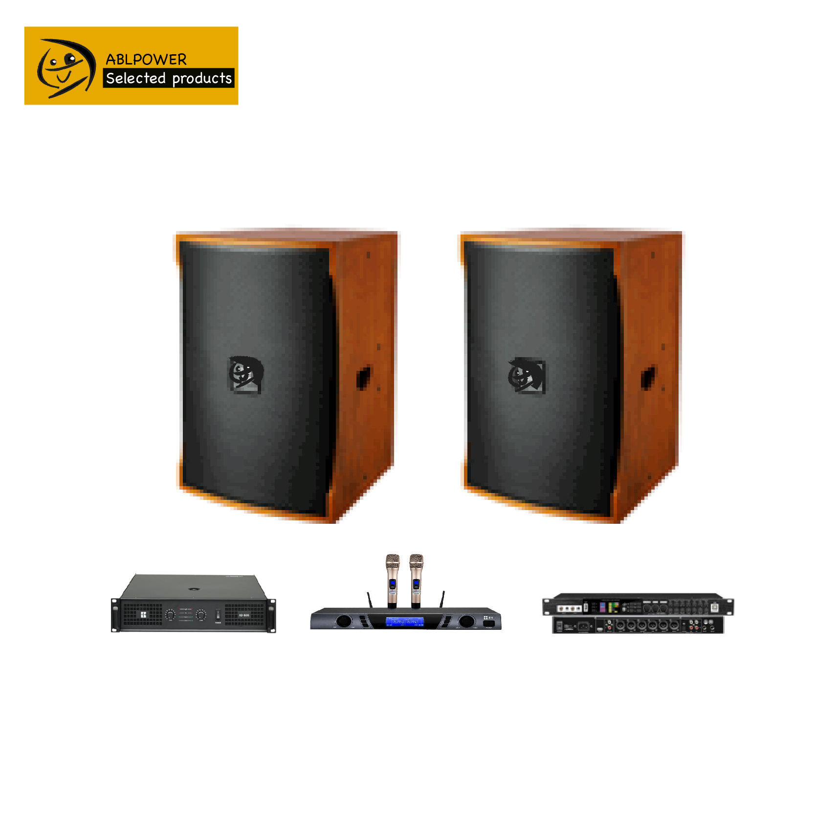 2 Channel Business VIP 500W Digital Karaoke Power Amplifier