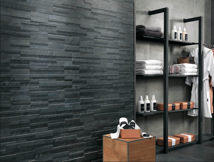 Lightweight PVC Artificial Cultured Stone Panel 3D PU Polyurethane Faux Wall Veneer