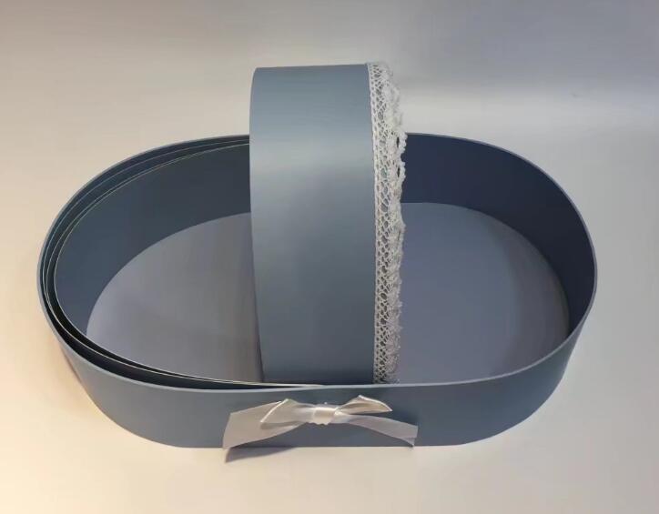Custom Baby Bassinet Flower Bouquet Box Packaging Shipping Exquisite Birthday