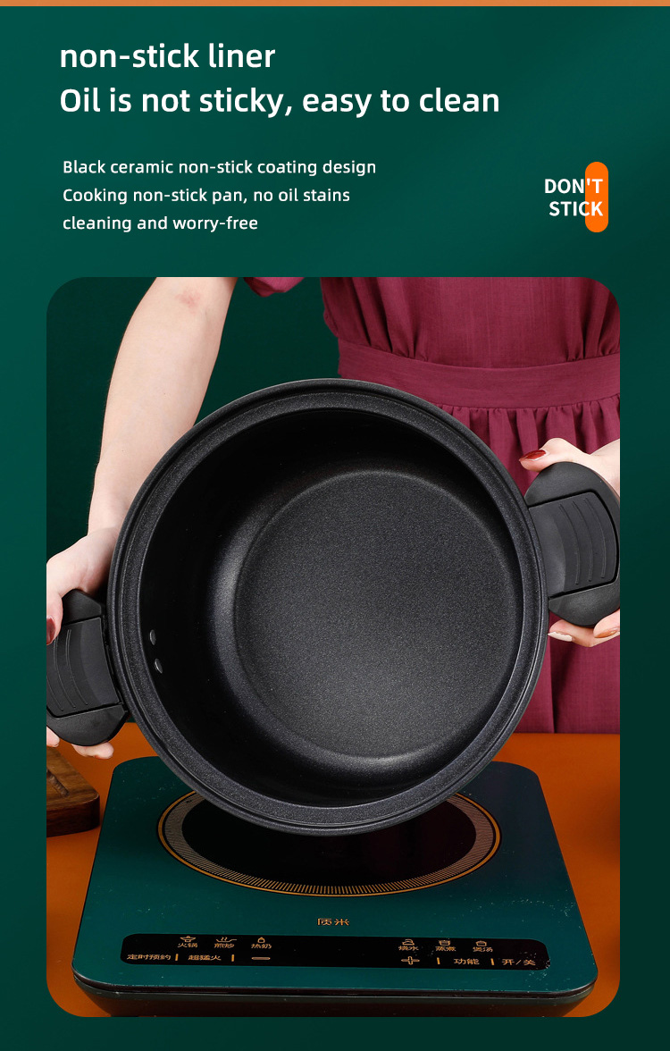 professional Kitchen Pressure Cooker Home Stew Low Pressure Non Stick