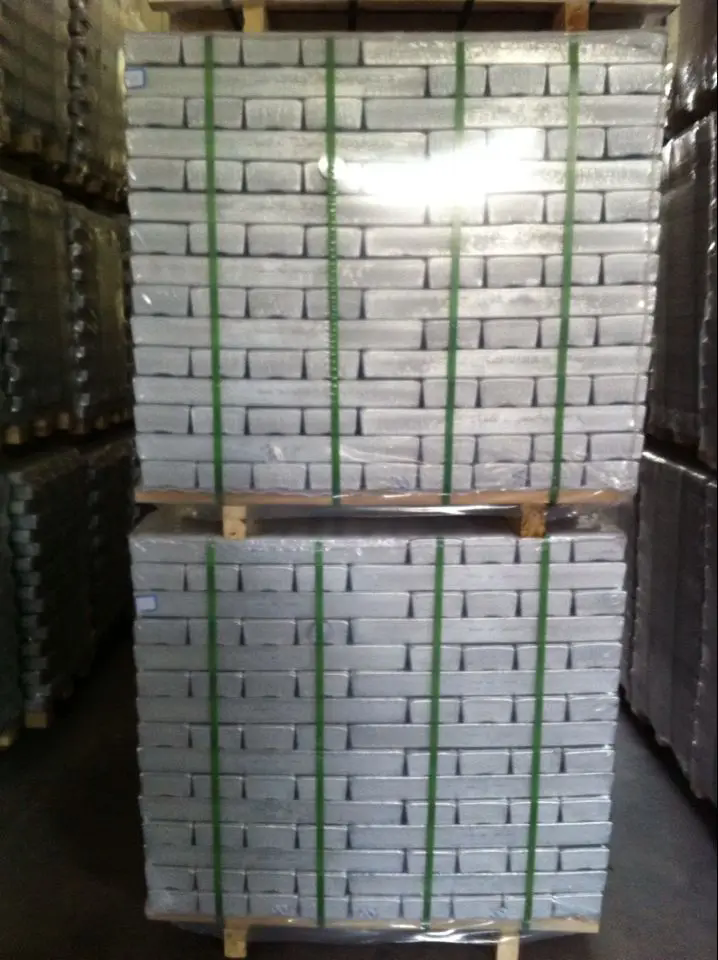 7.5 Kg/Ingot Magnesium Metal Ingot 99.9 % 99.95% For Aluminum Alloy