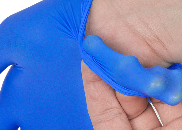 Smooth Flexible Operation Nitrile Disposable Medical Gloves