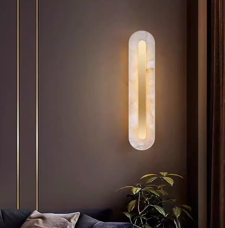 Marble Lamp for Home Decoration Simple Morroco Lighting Marble Bulb Wall Lamp with Certification Inspection