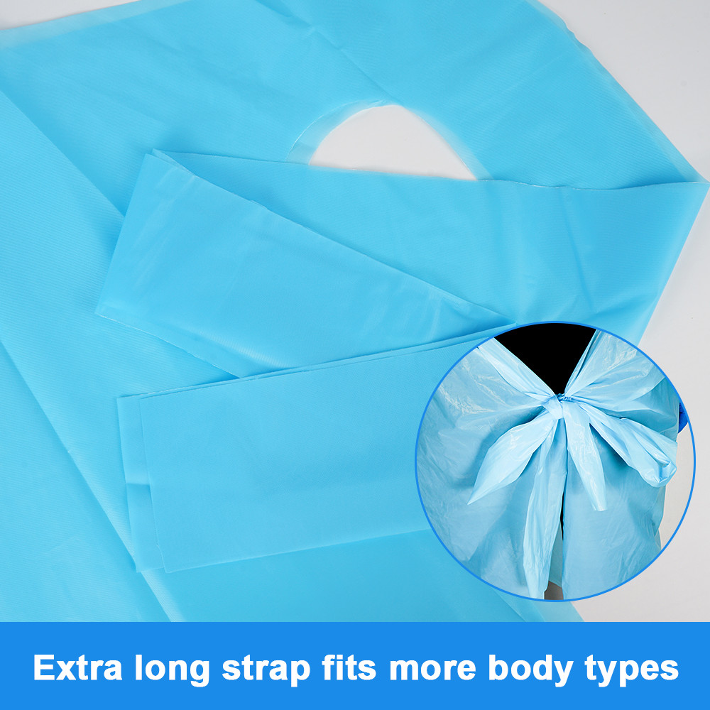 Medical Surgical Waterproof Disposable CPE Gown