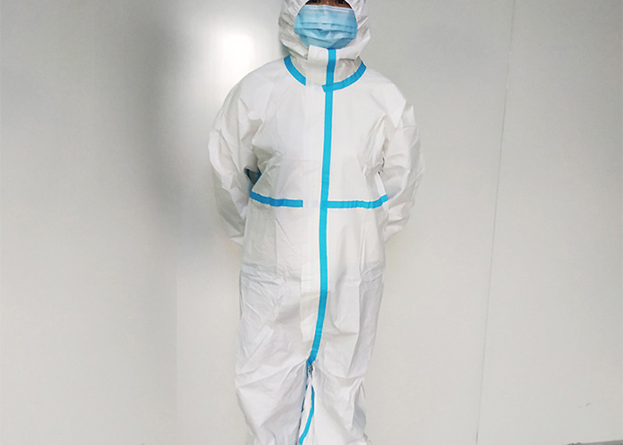 Full Body Disposable Protective Suit Isolation Clothing Medical