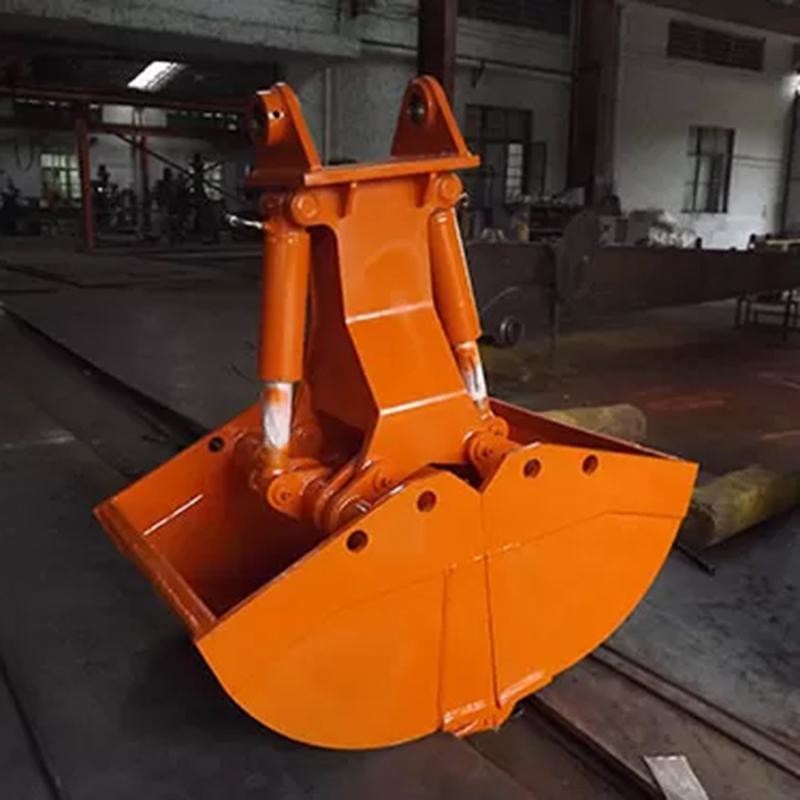 70 Ton Mud Clam Bucket For Excavator Excavator Clam Bucket Telescopic Boom