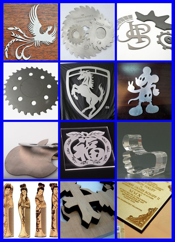High Precision Metal Fiber Laser Cutting System 600mmx400mm Super Flexible Optical Effects