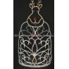 Buy cheap Elk rhinestone crowns custom deer christmas pageant crowns for holiday pageant from wholesalers