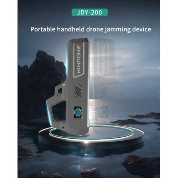 Handheld Drone Jammer Gun 1km Range Distance For Security Defense Signal Shielding
