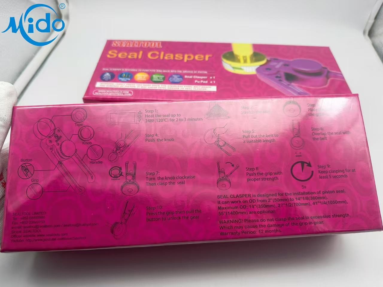 Hydraulic Seal Clasper Installation Plumbing Seal Tool Easy And Convenient Metal Rubber Seal Clasper