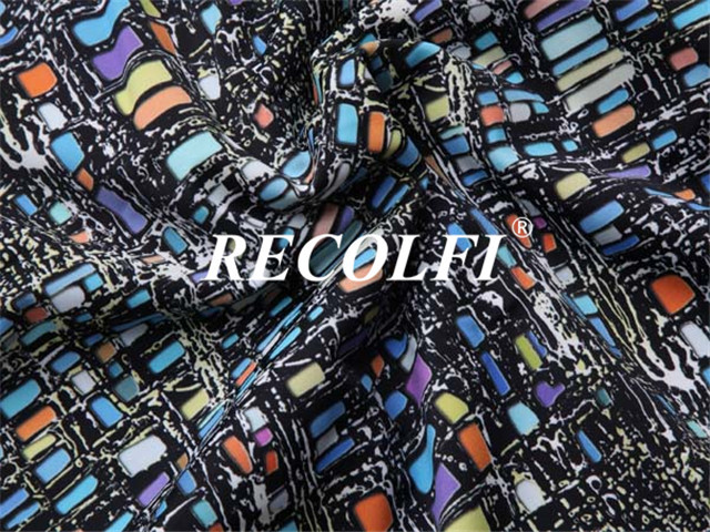 Poly Yarn Spandex Pattern Print Activewear Knit Fabric Waterproof Airproof
