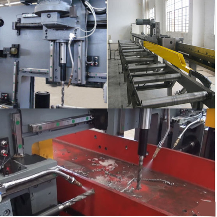 High Precision CNC Beam Drilling Machine , CNC H Beam Cutting Machine