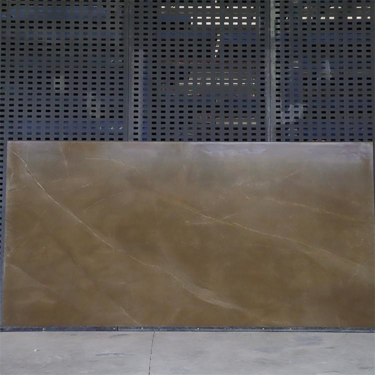 6mm 12mm Honed Calacatta Sintered Stone Big Slabs Heat Resistant