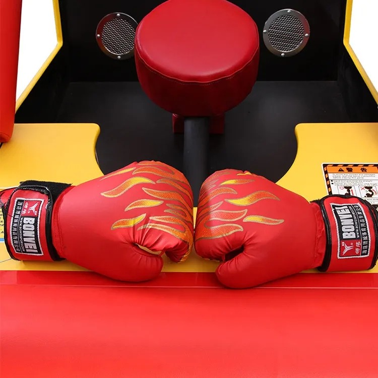 Coin Operated Indoor Playground Boxing Punch Machine Arcade 1 Player